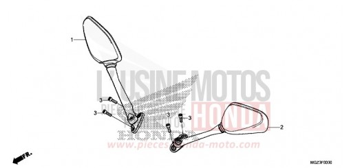 MIROIR CBR500RAE de 2014
